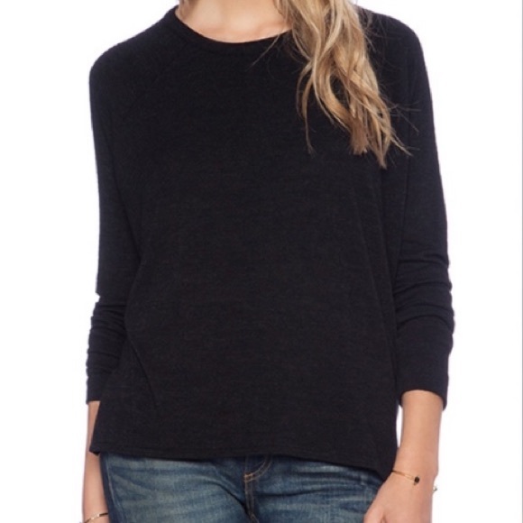 NWT Rag and Bone Camden black long-sleeve shirt - Picture 2 of 6